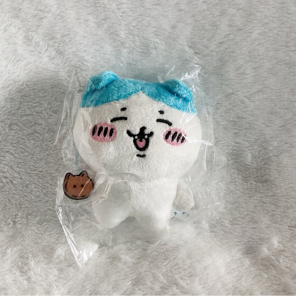 Brand New Chiikawa Big series gachapon hachiware cookie mascot plush keychain